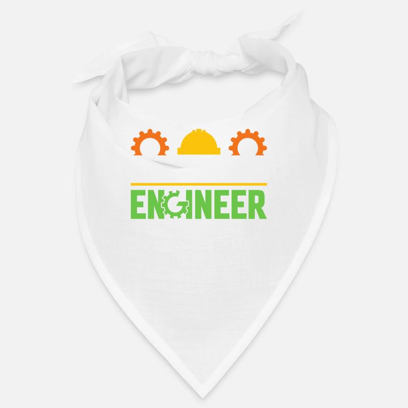 Mechanics Engineer Mechanical Engineering - Bandana - white