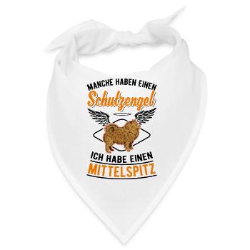 Mittelspitz Schutzengel - Bandana - Weiß - Vorne