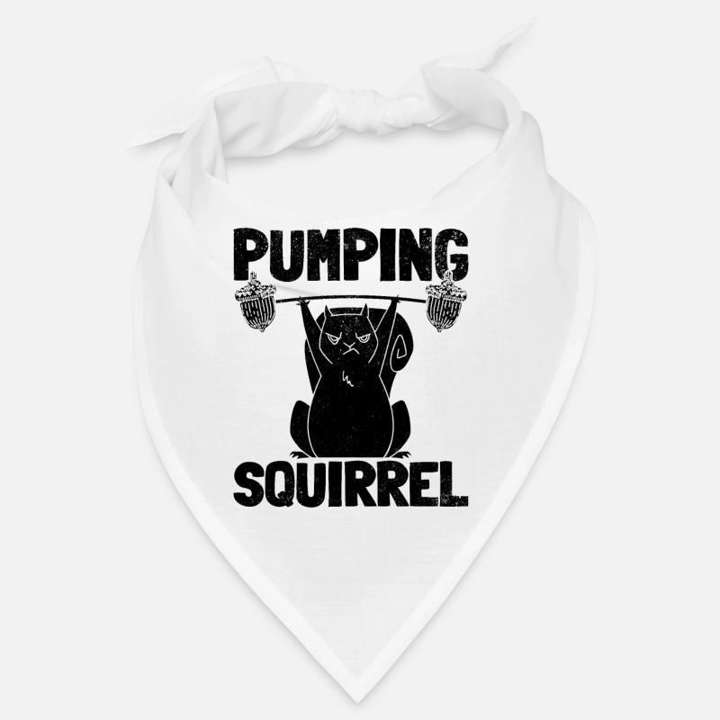 Squirrel Powerlifting Squirrel Bandana