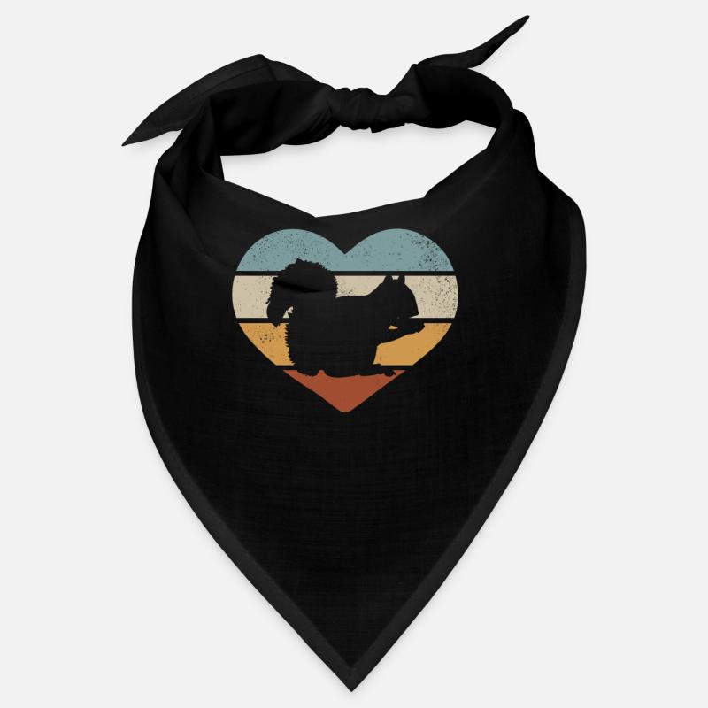 Squirrel Heart Squirrel Lover sweet Bandana