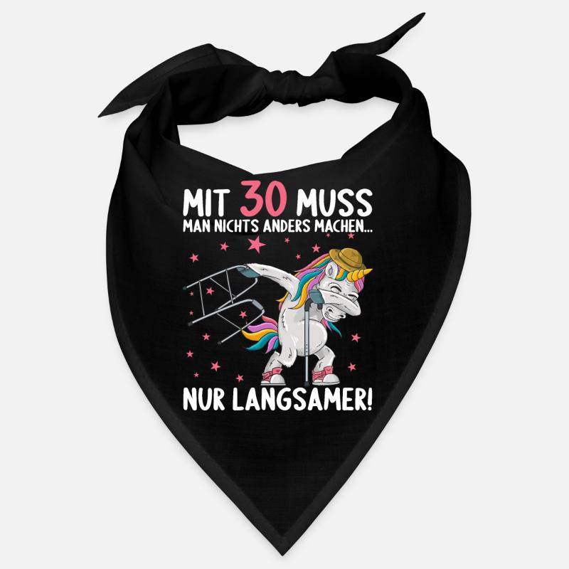 Mit 30 nichts anders nur langsamer 30 Geburtstag Bandana