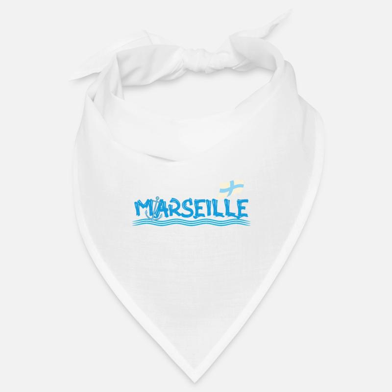 Marseille - Bandana - blanc