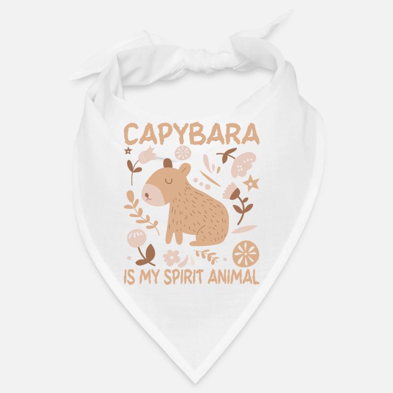 Capybara Rongeur Capybara Capybara - Bandana - blanc