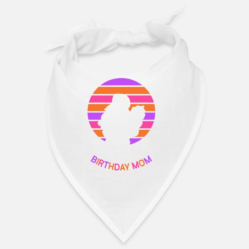 Stolze Geburtstags Mama Geburtstag Mutter Mami - Bandana - Weiß