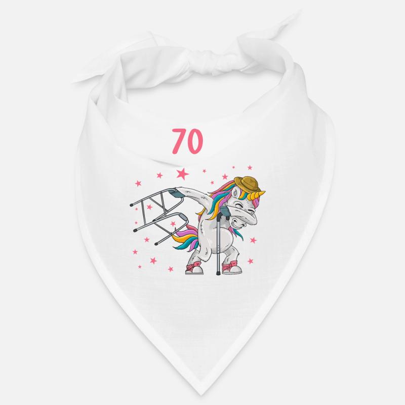 Mit 70 nichts anders nur langsamer 70 Geburtstag Bandana