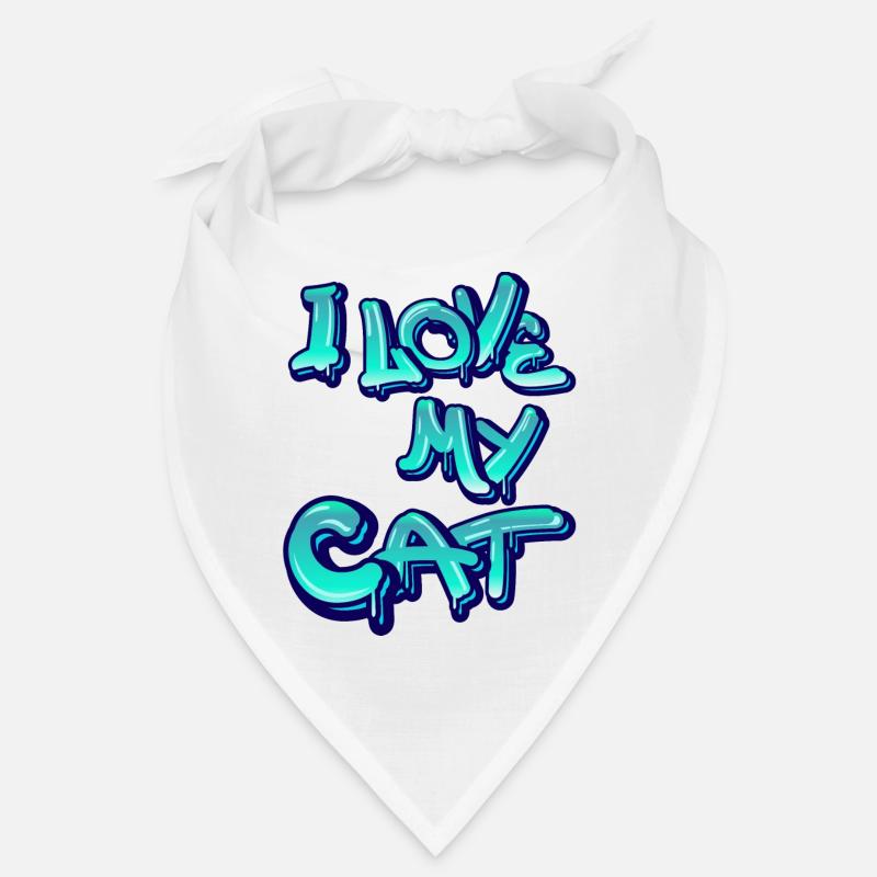 Ich liebe meine Katze Bandana