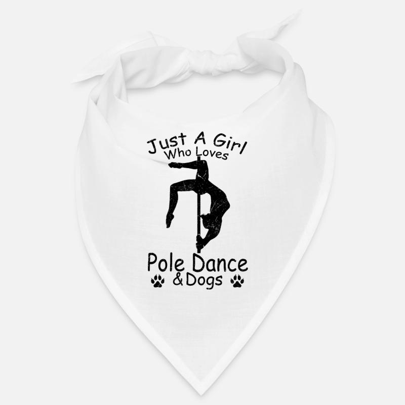 Nur ein Mädchen, das Pole Dance & Hunde Pole Dance Bandana