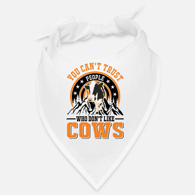 Cow Gift Farmer Cattle Breeder Vaches Bandana