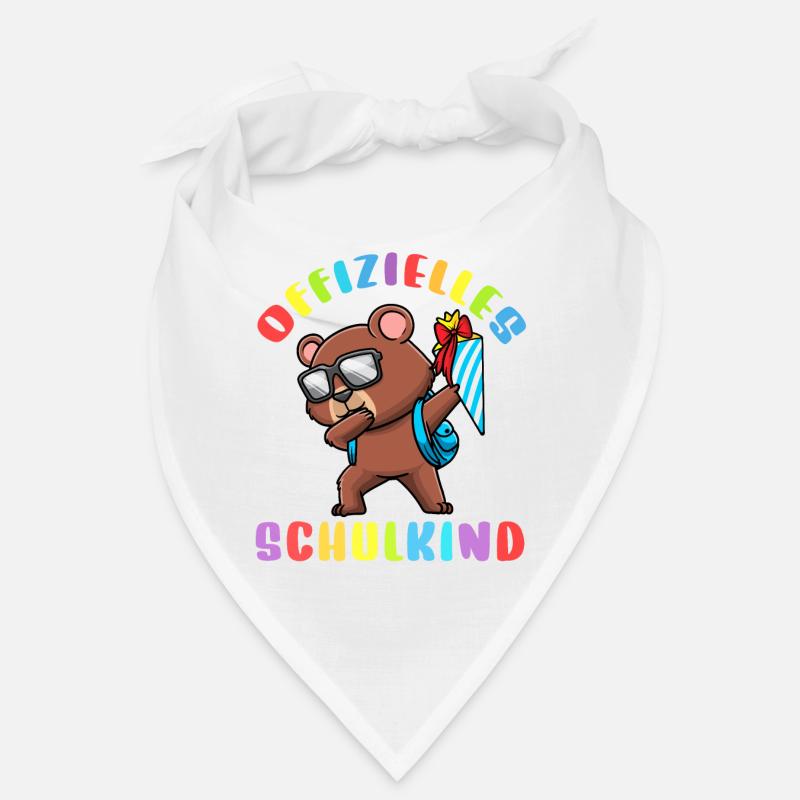 Schulkind Einschulung Bär Bandana
