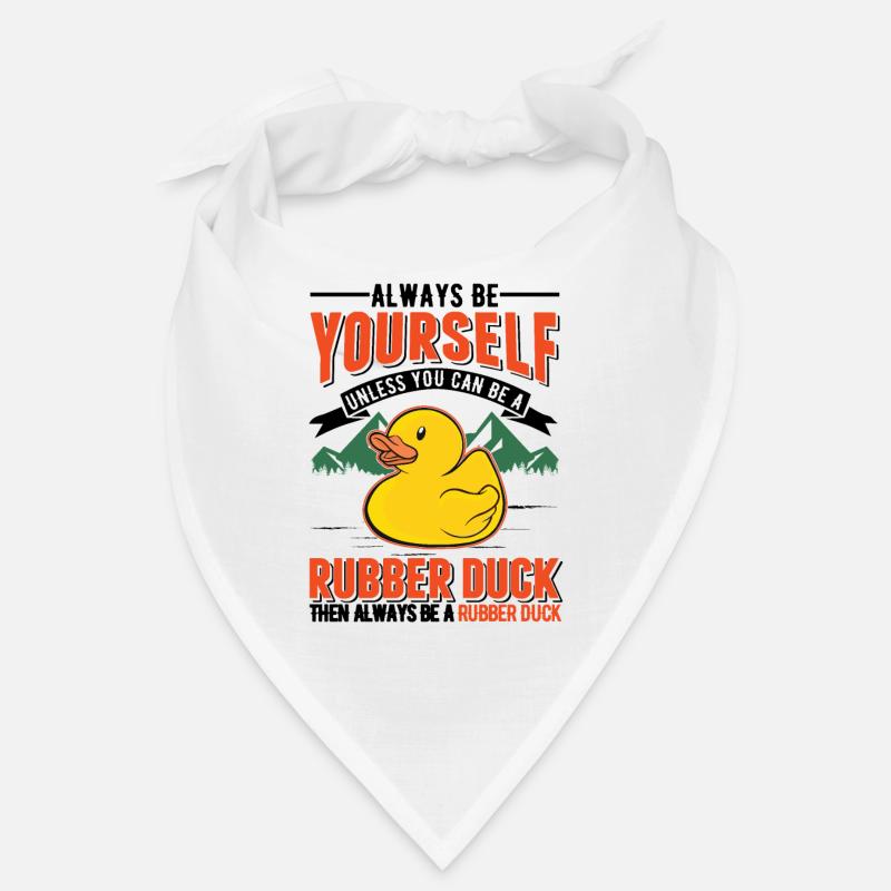 Rubber Duck Squeaky Duck Bathing Duck Bandana