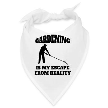 Garten Geschenk Obstgarten Gärtner Hobbygärtner - Bandana - Weiß - Vorne