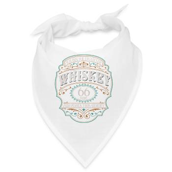 66 Jahre Ich bin wie guter Whisky 66. Geburtstag - Bandana - Weiß - Vorne