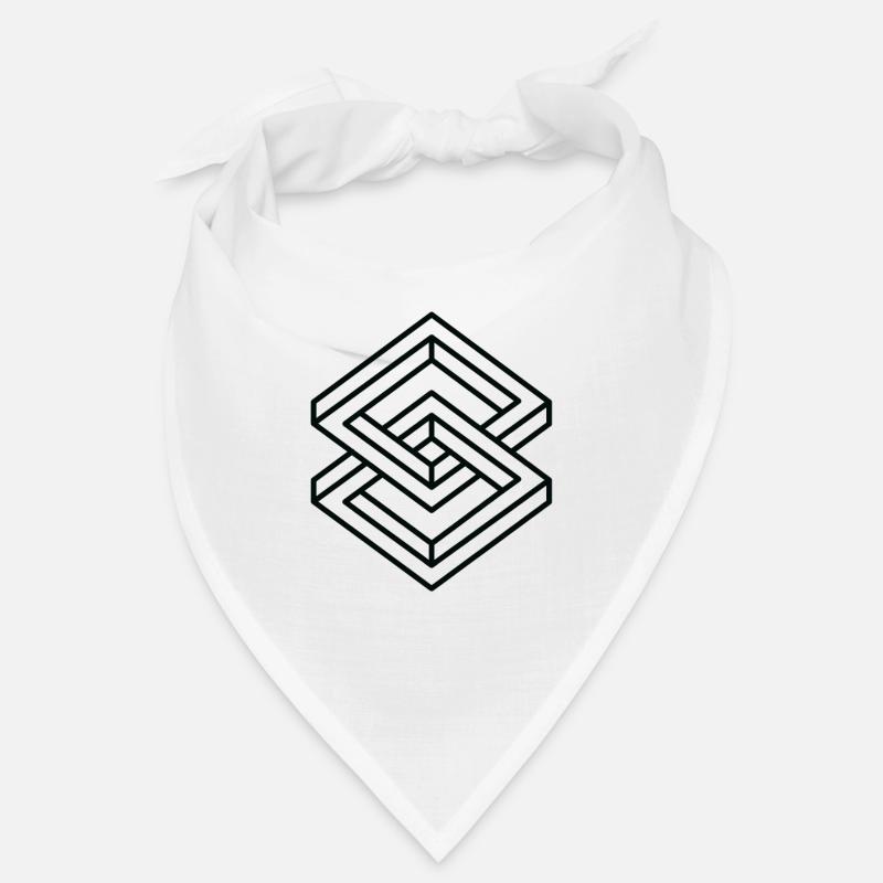 Twisted Squares Bandana