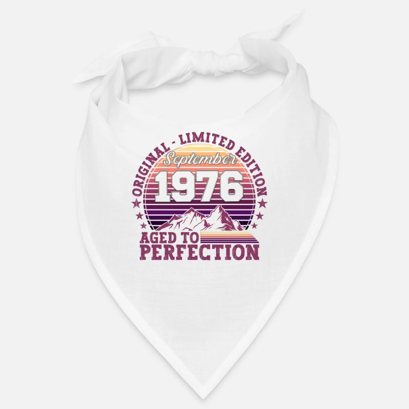 Original September 1976 46th Birthday Gift Bandana