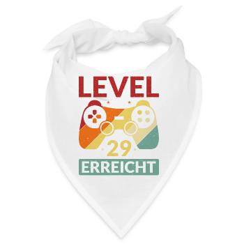 Level 29 Erreicht Gamer - Bandana - Weiß - Vorne