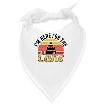 Hochzeit Hochzeitsparty Trauung Kuchen - Bandana - Weiß - Vorne