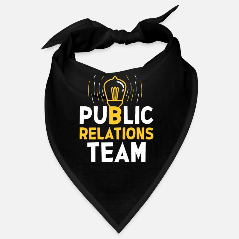 Équipe Öffentlichkeitsarbeit Job PR Relations publiques Bandana