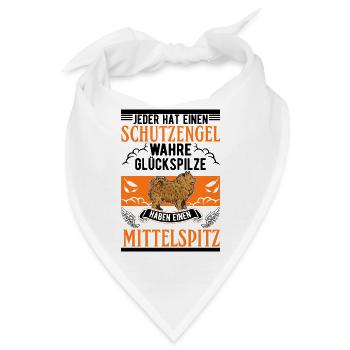 Mittelspitz Schutzengel - Bandana - Weiß - Vorne