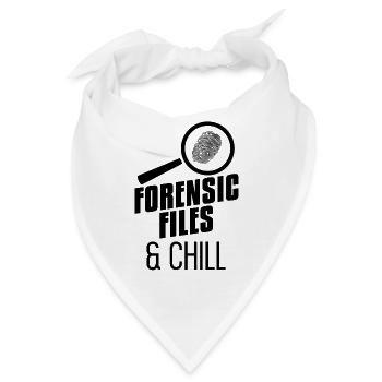 Forensische Akten Forensischer Wissenschaftler - Bandana - Weiß - Vorne