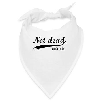 Lustiger Geburtstag seit 1905 nicht tot - Bandana - Weiß - Vorne