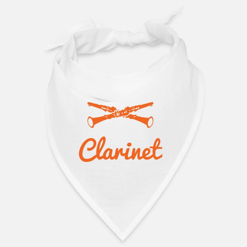 Ne jouez pas de la clarinette, mais de la clarinette - Bandana - blanc