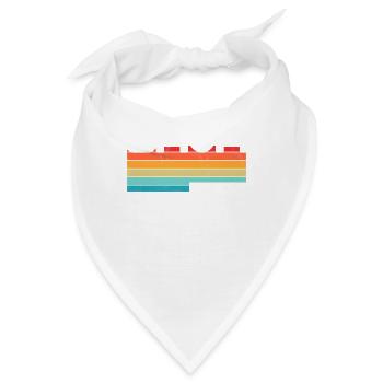 Vintage Urlaub Reise Java Indonesien Asien - Bandana - Weiß - Vorne