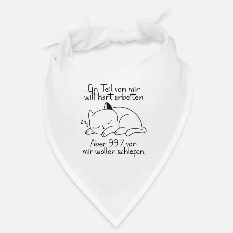 Ein part von mir möchte hart arbeiten Katze Bandana