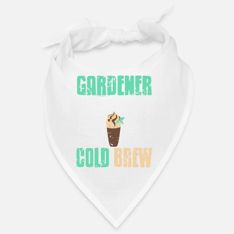 Gardener Powered By Cold Brew Cool Vintage Present Bandana
