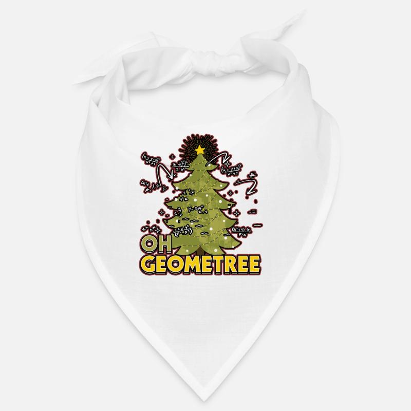 Oh Geometree Xmas Design for a Math Teacher Math Bandana