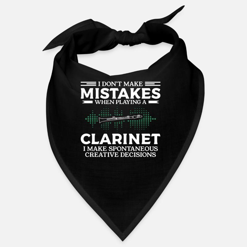 I Don't Make Mistakes When Playing A Clarinet Bandana