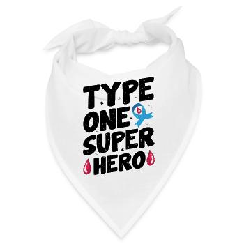 Insulin Junkie Diabetiker Diabetes Zucker Typ1 - Bandana - Weiß - Vorne