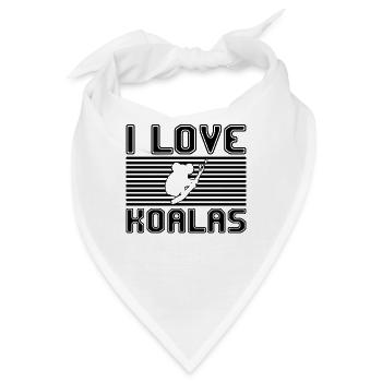I love koalas - Bandana - Weiß - Vorne