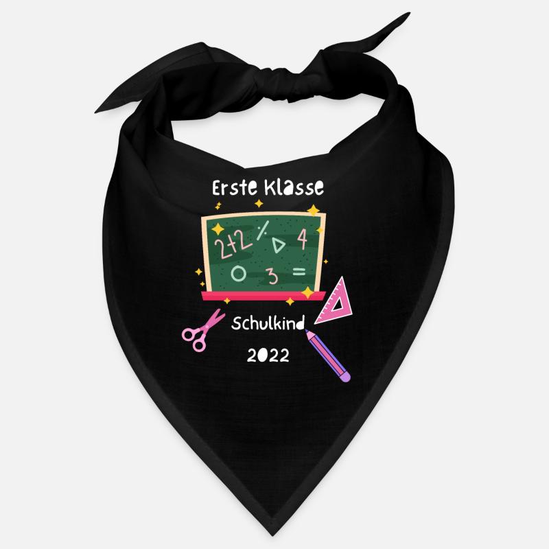 Erste Klasse Schulkind Bandana