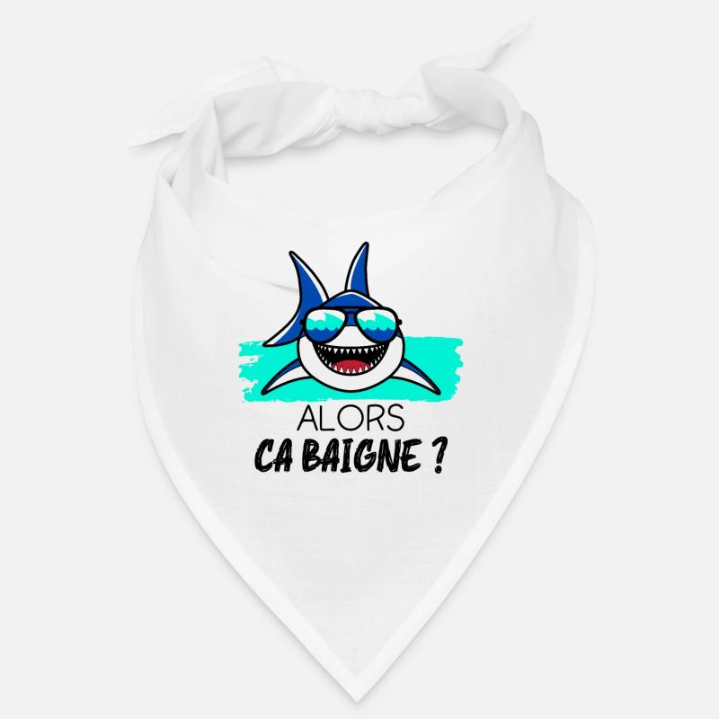 Alors ça Baigne ? - Bandana - blanc