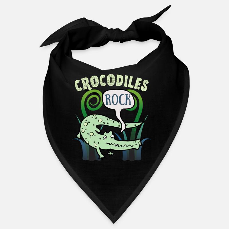 Crocodile crocodile, dicton drôle, style dessin animé Bandana