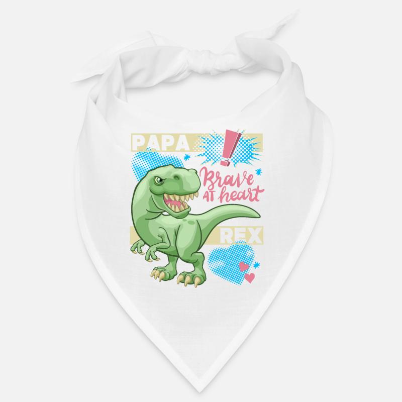Papa-Dinosaurier, Dad-Daddy-Dino, lustiger Spruch Bandana
