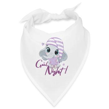 Gute Nacht ! - Bandana - Weiß - Vorne