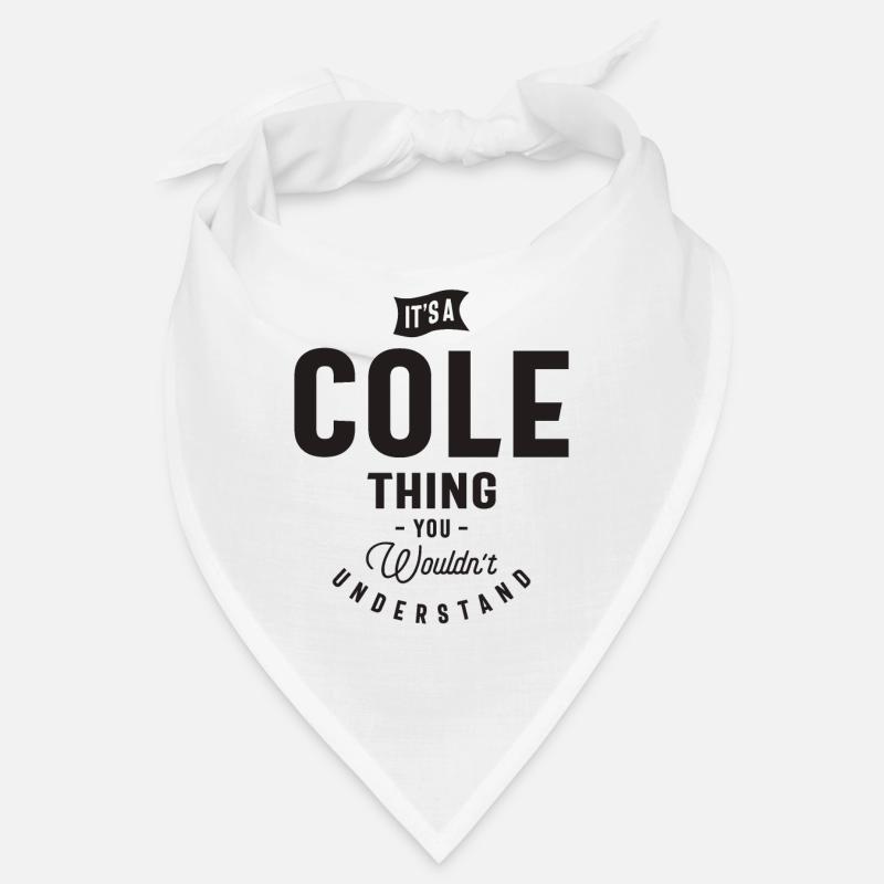 It's a Cole Thing Personalized Name Bandana