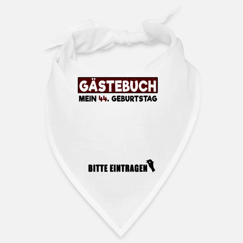 Gästebuch mein 44. Geburtstag Bitte Eintragen Bandana