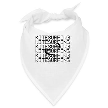 kitesurfing - Bandana - Weiß - Vorne