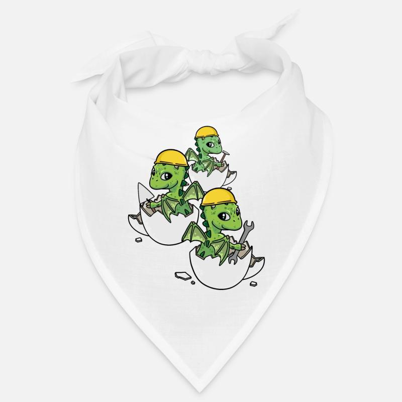 Dino Craftsman Eggshell Tool Professions Work Bandana