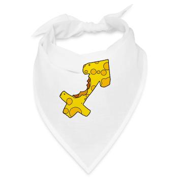 Sternzeichen Schütze - Bandana - Weiß - Vorne