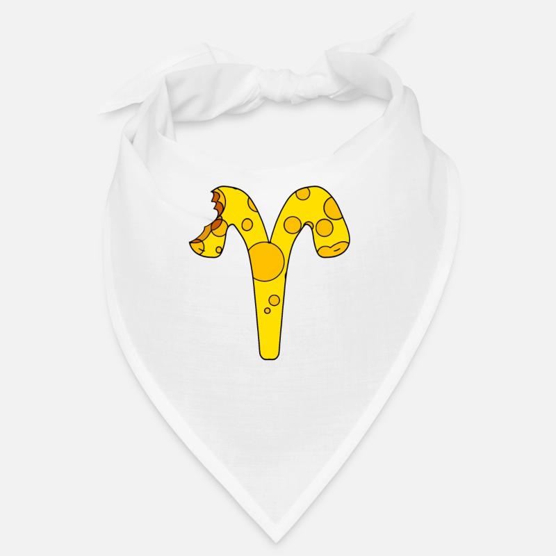 Sternzeichen Widder - Bandana - Weiß