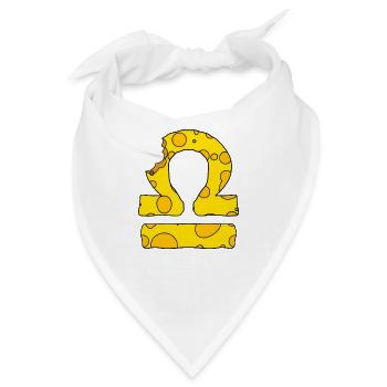 Zodiac Sternzeichen Waage - Bandana - Weiß - Vorne