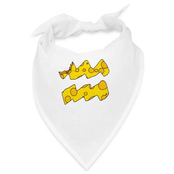 Sternzeichen Wassermann - Bandana - Weiß - Vorne