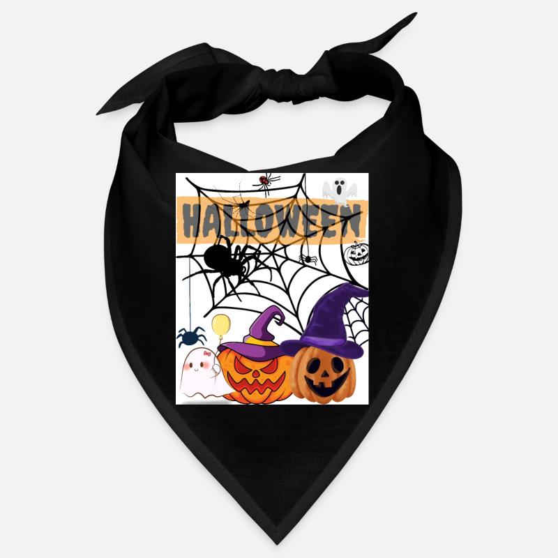 Halloween Ghosts Spider Pumpkin Style Bandana