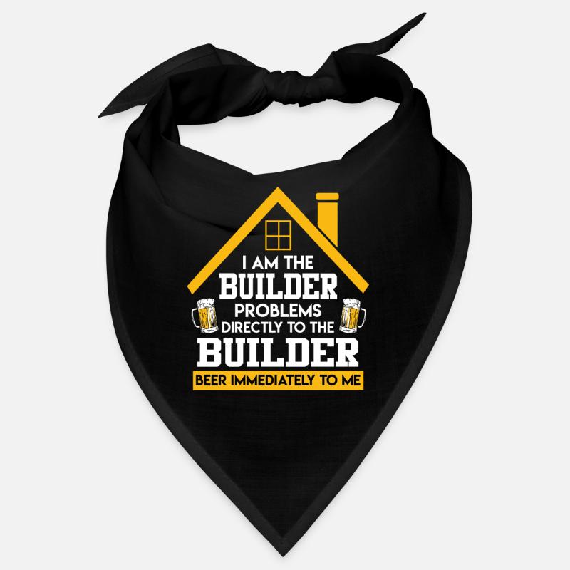 Ich bin der Bauherr Bier direkt zu mir Bandana