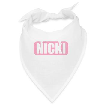 DDR Ostdeutschland Osten Ossi Lieblings Nicki - Bandana - Weiß - Vorne