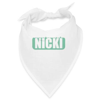 DDR Osten Ossi Letztes sauberes Nicki - Bandana - Weiß - Vorne