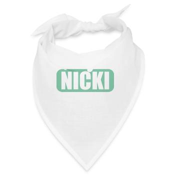 DDR Ostdeutschland Osten Ossi Ausgeh Nicki - Bandana - Weiß - Vorne